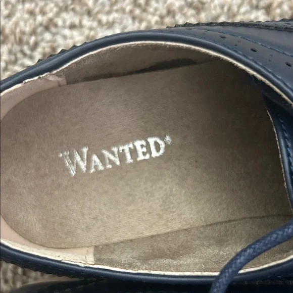 WANTED Navy Blue Wingtip Brogues (NWOT) - Picture 3 of 7